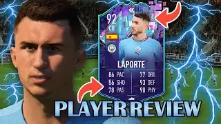 IS HE WORTH IT? 92 AYMERIC LAPORTE FLASHBACK SBC PLAYER REVIEW - FIFA 23 ULTIMATE TEAM