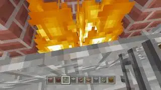 Minecraft | How to make a cozy fireplace [Advent 2017 #7]