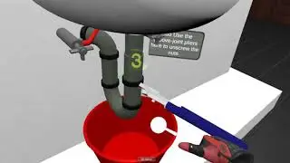 Virtual Reality Plumbing Training Software [Oculus/HTC] Task 9