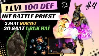 1 Level 100 Def Elit Int Battle Priest | 20 SAAT URUK HAI ve HORNET | Ezik Farm | Knight Online