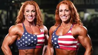 FEMALE MUSCLE GROWTH AI ✨ IRISH TWINS! AI Generated Muscle Girls & Bodybuilder Bikini Babes Videos!