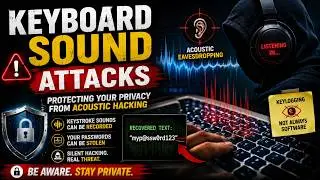 Keyboard Sound Attacks: Protecting Your Privacy from Acoustic Hacking@TechAboutToDie #shots #tech