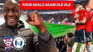 FOUR Goals Again OLE OLE As York City CRUSHED FC Halifax Town 💥😎