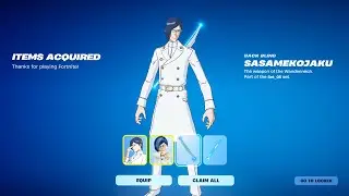 NEW Bleach Uryū Ishida x Fortnite SKIN, Back bling & Pickaxe Showcase!