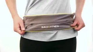 Build & Fitness&reg; introducing our YKK Zipper Running Belt, Adjustable