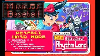 [8-Bit Rhythm Land (NES)] Music Baseballl - Perfect Hard Mode 1 - 5