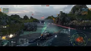 World of Warships : Destroyer Marceau - Fight Battle (Gameplay no commentary)