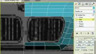 Создаем отверстие для решетки радиатора в 3Ds Max 2010 (7/26)