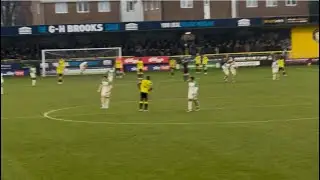 2025/2026 EFL League two Harrogate town vs Cambridge United Liam Bennett&rsquo;s goal 2-1 7/2/26