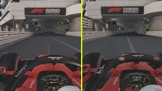 F1 2019 vs 2020 Monaco Graphics Comparison