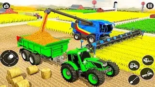 Real City Tractor Driving Simulator 3D - Forming Gadi Game Gameplay - Android Gameplay 