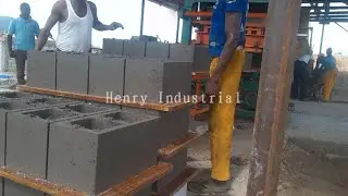 Henry Industrial QT5 20 full automatic hydraulic concrete block machine