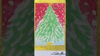 Printmaking Christmas Tree Cards: A Fun and Easy DIY Project!