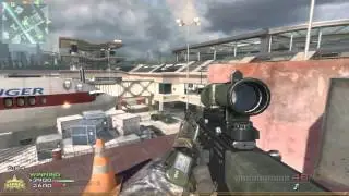 CoD Modern Warfare 2: Team Deathmatch 2 - L86 LSW (19-4)