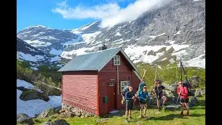 Jostedalsbreen på langs - Mai 2018
