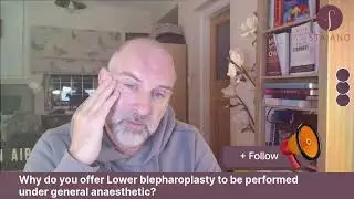 #AskJJ Почему вы предлагаете проводить нижнюю блефаропластику под общим наркозом?