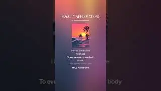 Love My Curves | Soca Body Confidence Anthem for Women 💃🏽 | Royalty Affirmations #selflove