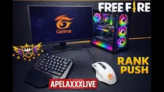KEYBOARD AND MOUSE PC GAMEPLAY FREE FIRE  CUSTOM AND RANK PUSH  #freefire #nonstopgaming