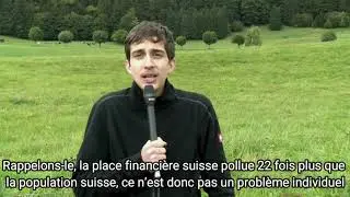 Zakaria Dridi - Ecologie populaire - POP Vaudois