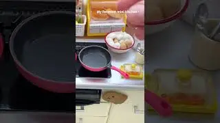 Mini kitchen set ASMR Mini cooking #minicooking #minifood #miniature