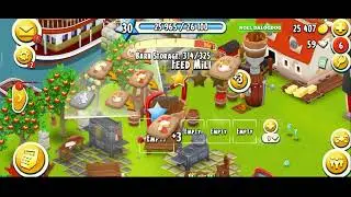 HAY DAY GAMEPLAY|| #cowfeeding #catchingfish #harvesting #loadingtheship
