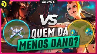 E da Jinx VS W da Nidalee - QUEM D&Aacute; MENOS DANO#shorts