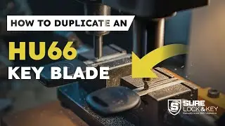 How to Duplicate an HU66 Key Blade l Step-by-Step Car Key Cutting Guide