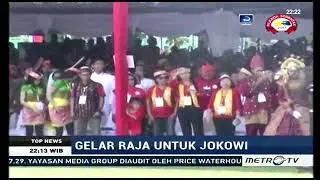 jakowi dapat gelar raja dayak