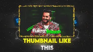 THUMBNAIL Tutorial Like This | Ps Cc Tutorial