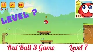 Red Ball 3 Level 7 | With 3 Stars | Fore Gaming