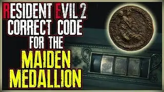 КАКОЙ КОД ДЛЯ ГОЛОВОЛОМКИ СТАТУИ МЕДАЛЬОНА ДЕВЫ - RESIDENT EVIL 2 REMAKE