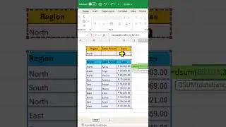 227. How to use the DSUM function of Microsoft Excel