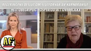Lena Mellin om slutf&ouml;rvar f&ouml;r utbr&auml;nda k&auml;rnbr&auml;nslet: 