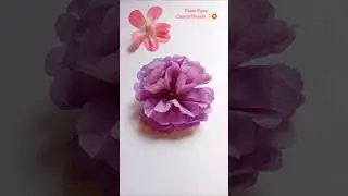 Cute and Easy Tissue Paper Flower ✨🌸