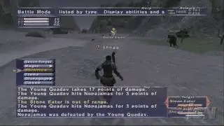 Final Fantasy XI Xbox 360 Gameplay - Getting Killed