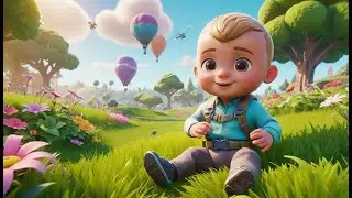 Fortnite Baby Rode a Glider Through the Rainbow | Kids Songs & Nursery Rhymes