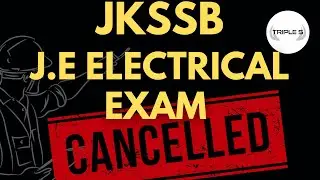 J.E Electrical Exam CANCELLED @TripleSClasses