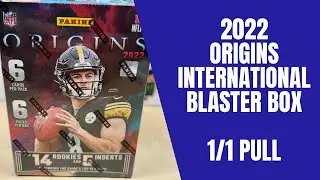 1/1 Printing Plate - 2022 Panini Origins Football International Blaster Box