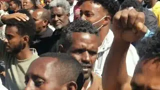 ህዝቢ መቀለ ኣኬባ ረጊፆም ንዝወፁ ጀነራላት ኣብ ሮማናት ኣደባባይ እንተመስግኖም #tigiray,dmtsiweyane,zemeninfo,dedebitmedia,