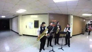 Up on the Housetop Saxophone Quartet