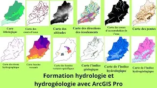 Formation hydrologie et hydrogéologie avec ArcGIS Pro
