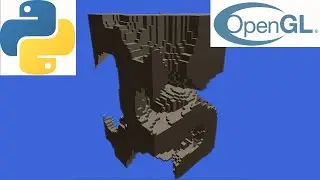 Voxel World Generator | Minecraft Chunk | Python OpenGL | Perlin noise 3D | Open Source