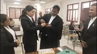 Advocate band ceremony of Jyoti Yadav