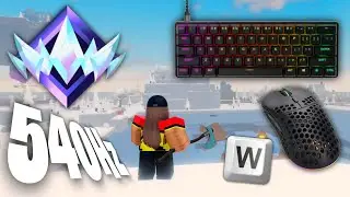 Fortblox Chill Satisfying Keyboard ASMR 😴 Solo High Kill W-Key Unreal Ranked Gameplay 🏆 360 FPS 4K