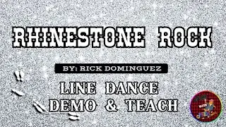 Rhinestone Rock | Line Dance DEMO & TEACH | Level: Low Intermediate