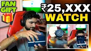 ₹25,000 Watch Gift For @LoLzZzGaming 😱  | Fan Gift LoLzZz #lolzzzgaming #bgmi 