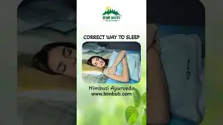 Correct position to sleep #shorts #ayurveda #goodsleep #goodposture #goodsleepposture