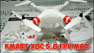 KMART STUNT Drone 5.8Ghz FPV MOD - SYMA X8C