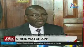National crime research centre launches mobile app