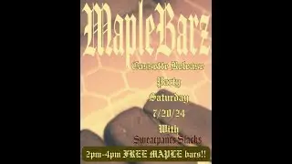 Dj Sweatpants Slacks MapleBarz Vol 1 7/20/24 release party at Clinton Street Records